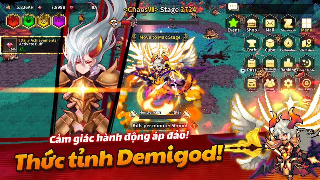 Demigod Idle: Rise of a legend screenshot